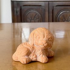 画像11: イギリス ヴィンテージ 犬の素焼き陶器置物 フィギュリン いぬ雑貨 アニマルコレクション(約 高さ6.0cm) (11)
