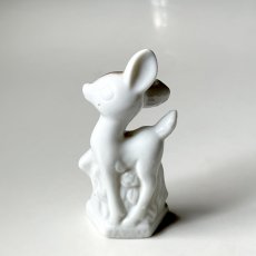 画像8: イギリス  1960年代 ヴィンテージ 仔鹿の陶器置物 JAPAN製 フィギュリン シカオブジェ雑貨 アニマルコレクション(約 高さ9.5cm) (8)