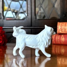 画像3: イギリス  刻印Germany ヴィンテージ スピッツ犬 陶器置物 フィギュリン DOGオブジェ 犬雑貨 (約 高さ6.6cm) (3)