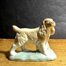 画像10: イギリス  ヴィンテージ アメリカン・コッカー・スパニエル犬 陶器置物 フィギュリン DOGオブジェ 犬雑貨 アニマルコレクション(約 高さ6.8cm) (10)