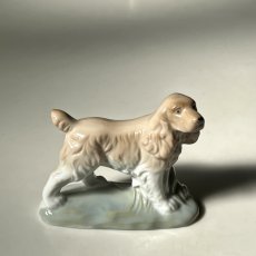 画像5: イギリス  ヴィンテージ アメリカン・コッカー・スパニエル犬 陶器置物 フィギュリン DOGオブジェ 犬雑貨 アニマルコレクション(約 高さ6.8cm) (5)