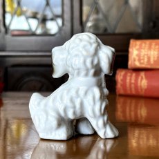 画像6: イギリス  1960年代 ヴィンテージ シュナウザー犬 陶器置物 JAPAN製 フィギュリン DOGオブジェ雑貨 アニマルコレクション(約 高さ7.3cm) (6)