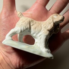 画像11: イギリス  ヴィンテージ アメリカン・コッカー・スパニエル犬 陶器置物 フィギュリン DOGオブジェ 犬雑貨 アニマルコレクション(約 高さ6.8cm) (11)