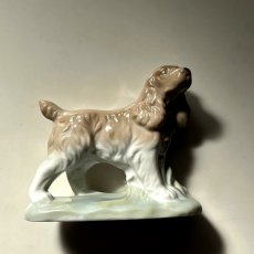 画像6: イギリス  ヴィンテージ アメリカン・コッカー・スパニエル犬 陶器置物 フィギュリン DOGオブジェ 犬雑貨 アニマルコレクション(約 高さ6.8cm) (6)