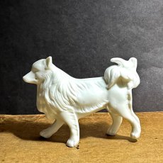 画像12: イギリス  刻印Germany ヴィンテージ スピッツ犬 陶器置物 フィギュリン DOGオブジェ 犬雑貨 (約 高さ6.6cm) (12)
