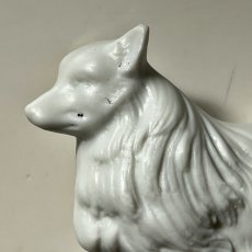 画像7: イギリス  刻印Germany ヴィンテージ スピッツ犬 陶器置物 フィギュリン DOGオブジェ 犬雑貨 (約 高さ6.6cm) (7)