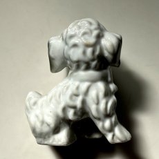 画像13: イギリス  1960年代 ヴィンテージ シュナウザー犬 陶器置物 JAPAN製 フィギュリン DOGオブジェ雑貨 アニマルコレクション(約 高さ7.3cm) (13)