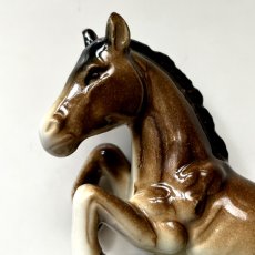 画像8: イギリス 陶器製 馬置物 オブジェ フィギュリン 馬雑貨 (約 高さ11.2cm) (8)