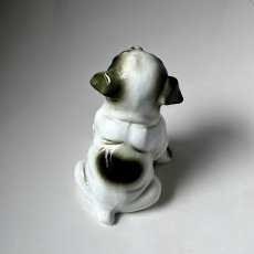 画像9: イギリス ブルドッグ犬 陶器製 犬置物 おすわり犬オブジェ フィギュリン イヌ雑貨 (9)