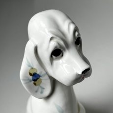 画像12: イギリス バセットハウンド仔犬 陶器製 犬置物 可愛い子犬オブジェ フィギュリン イヌ雑貨 (12)