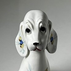 画像5: イギリス バセットハウンド仔犬 陶器製 犬置物 可愛い子犬オブジェ フィギュリン イヌ雑貨 (5)