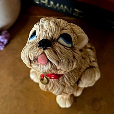 画像2: イギリス 1960-1980年代 Pendelfin Figure Tammy the Dog 犬置物 子犬オブジェ フィギュリン イヌ雑貨 (2)