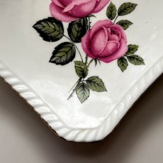画像7: イギリス 1912-1926年 Adderley アダレイ PIN DISH PLATE アンティーク陶器 小さな豆皿 BONE CHINA MADE IN ENGLAND (7)