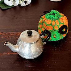 画像3: イギリス 1950年代 英国製スワンブランド アルミニウムウォーター ケトル ハンドメイドカバー付き Tea Pot: Swan Brand (約 高さ9.4cm) (3)
