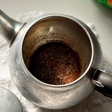 画像16: イギリス 1950年代 英国製スワンブランド アルミニウムウォーター ケトル ハンドメイドカバー付き Tea Pot: Swan Brand (約 高さ9.4cm) (16)