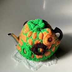 画像5: イギリス 1950年代 英国製スワンブランド アルミニウムウォーター ケトル ハンドメイドカバー付き Tea Pot: Swan Brand (約 高さ9.4cm) (5)