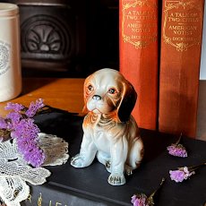 画像1: イギリス ヴィンテージ犬フィギュア ビーグル犬 仔犬フィギュア (1)