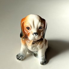 画像11: イギリス ヴィンテージ犬フィギュア ビーグル犬 仔犬フィギュア (11)