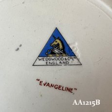 画像20: 【在庫2】イギリス 1930-1950年頃 WEDGWOOD EVANGELINE ユニコーン アンティーク陶器皿 プレート (20)