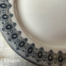 画像10: 【在庫3/4】イギリス WEDGWOOD DENTELLE レースデザイン アンティーク陶器皿 プレート大(約24.5cm) (10)