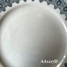 画像35: 【在庫3/4】イギリス WEDGWOOD DENTELLE レースデザイン アンティーク陶器皿 プレート大(約24.5cm) (35)