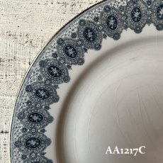 画像23: 【在庫3/4】イギリス WEDGWOOD DENTELLE レースデザイン アンティーク陶器皿 プレート大(約24.5cm) (23)