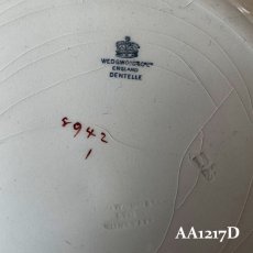 画像37: 【在庫3/4】イギリス WEDGWOOD DENTELLE レースデザイン アンティーク陶器皿 プレート大(約24.5cm) (37)