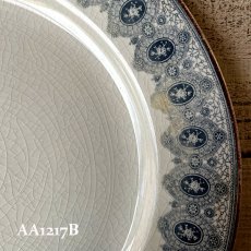 画像16: 【在庫3/4】イギリス WEDGWOOD DENTELLE レースデザイン アンティーク陶器皿 プレート大(約24.5cm) (16)