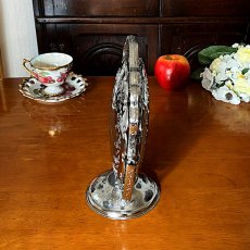 画像11: イギリス 透かし細工が美しい ヴィンテージ ケーキスタンド シルバープレート食器 英国アフタヌーンティー (11)