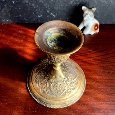 画像7: イギリス ヴィンテージ 真鍮ブラスキャンドルスタンド BRASS CANDLE STAND ろうそく立て (7)