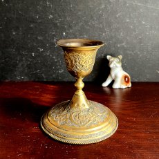 画像6: イギリス ヴィンテージ 真鍮ブラスキャンドルスタンド BRASS CANDLE STAND ろうそく立て (6)