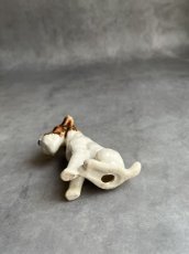 画像10: イギリス 1950年代 ヴィンテージ陶器 フォックス・テリア 犬置物 DOG Porcelain Terrier Dog (10)