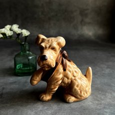 画像1: イギリス 1950年代 人気のSYLVAC シルバック社 ビンテージ SylvaC Hurt Paw Puppy Dog England 1433 包帯スリング (1)