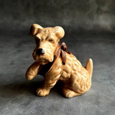 画像2: イギリス 1950年代 人気のSYLVAC シルバック社 ビンテージ SylvaC Hurt Paw Puppy Dog England 1433 包帯スリング (2)