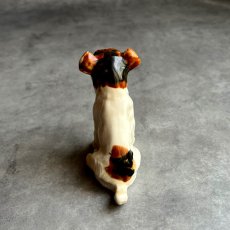 画像5: イギリス 1950年代 ヴィンテージ陶器 フォックス・テリア 犬置物 DOG Porcelain Terrier Dog (5)
