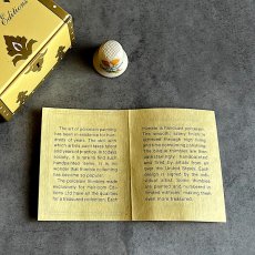 画像3: アメリカ 1983年 HEIRLOOM EDITIONS カリフォルニア州 花＆鳥 箱付き ハンドペイント 陶製シンブル 指ぬき (3)
