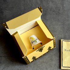 画像5: アメリカ 1983年 HEIRLOOM EDITIONS ネブラスカ州 花＆鳥 箱付き ハンドペイント 陶製シンブル 指ぬき (5)