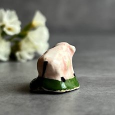 画像4: フランス 幸せを運ぶ 小さな陶器置物 フェーブ Feve 可愛いぶたさんラッキーアイテム ヴィンテージ陶器 (4)