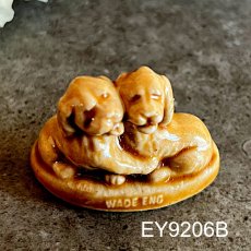 画像13: (在庫2)英国 WADE社 ENGLAND Whimsies Puppy ２匹の仔犬 犬雑貨 ウェードウィムズィーズ 動物ミニチュアフィギュア (13)