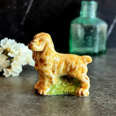 画像5: 英国WADE社 ENGLAND Whimsies スパニエル犬 犬雑貨 ウェードウィムズィーズ 動物ミニチュアフィギュア (5)