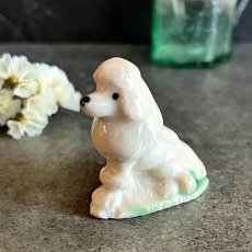 画像6: 英国WADE社 ENGLAND Whimsies プードル犬 犬雑貨 ウェードウィムズィーズ 動物ミニチュアフィギュア (6)