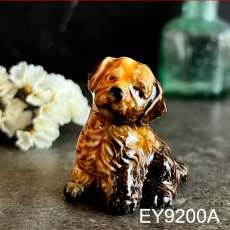 画像1: (在庫3)英国WADE社 ENGLAND Whimsies おすわり犬 犬雑貨 ウェードウィムズィーズ 動物ミニチュアフィギュア (1)