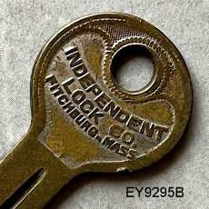 画像5: アメリカ ヴィンテージ鍵 INDEPENDENT LOCK CO U.S.A. (5)