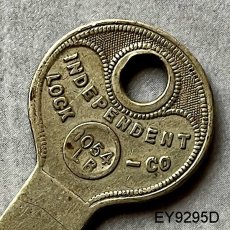 画像11: アメリカ ヴィンテージ鍵 INDEPENDENT LOCK CO U.S.A. (11)