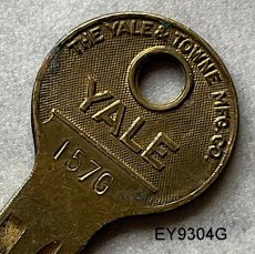 画像20: アメリカ ヴィンテージ鍵 YALE(エール) THE YALE  & TOWNNE MFG CO MADE IN U.S.A. (20)