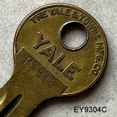 画像8: アメリカ ヴィンテージ鍵 YALE(エール) THE YALE  & TOWNNE MFG CO MADE IN U.S.A. (8)