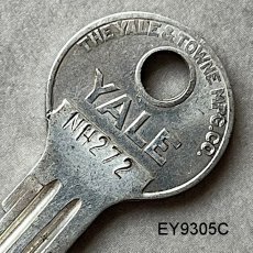 画像8: アメリカ ヴィンテージ鍵 YALE(エール) THE YALE  & TOWNNE MFG CO MADE IN U.S.A.(アルミニウム製) (8)