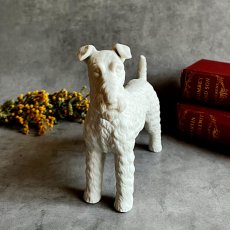 画像2: ヨーロッパ 1970年代 陶製 テリア犬 DOGフィギュア 里帰り品 JAPAN オキュパイドジャパン 陶器 (2)