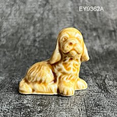 画像2: (在庫3) 英国WADE社 ENGLAND Whimsies お座りコッカースパニエル犬 ウェードウィムズィーズ ミニチュアフィギュア 陶製犬雑貨 (2)