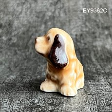 画像15: (在庫3) 英国WADE社 ENGLAND Whimsies お座りコッカースパニエル犬 ウェードウィムズィーズ ミニチュアフィギュア 陶製犬雑貨 (15)